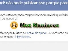 Lista de Bloqueios do Facebook e os Seus Motivos
