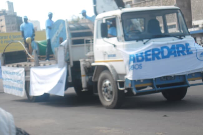 Desfilo no dia dos trabalhadores em Maputo