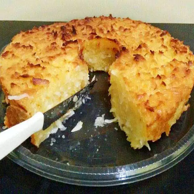Bolo de Mandioca Crua