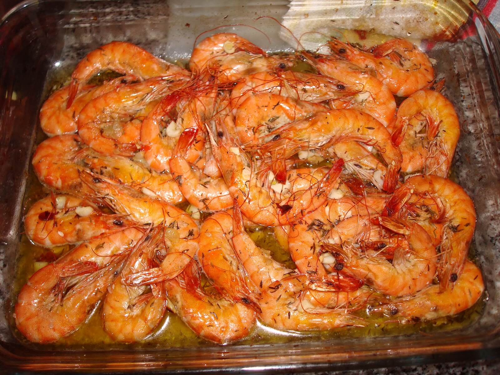 Camarão no Forno