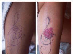 Neyma faz nova tatuagem