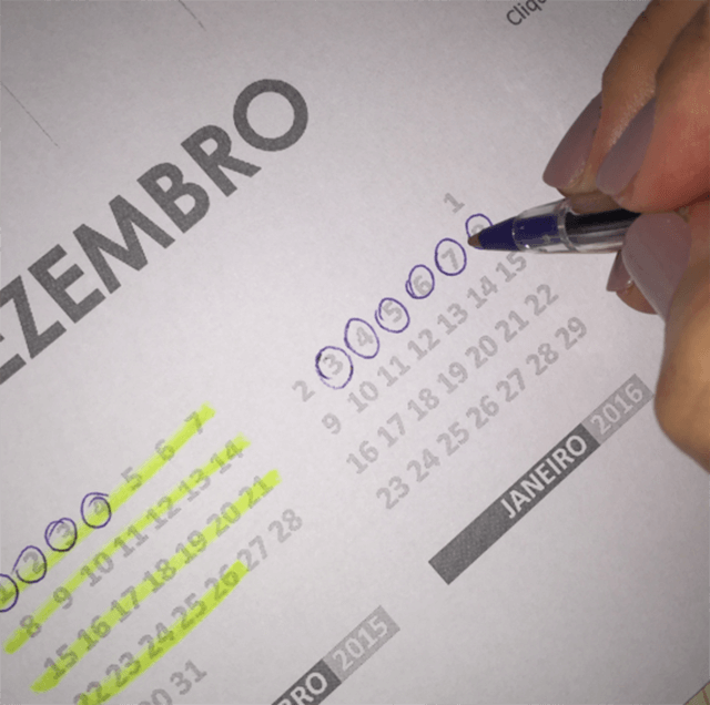 Calendário 2016