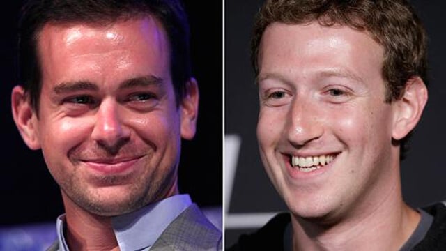 Mark Zuckerberg e Jack Dorsey