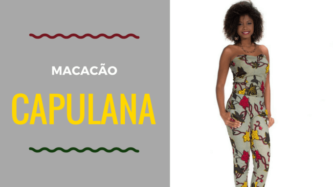 Macacão de Capulana Macacões de Capulana