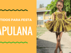 Vestidos de Capulana Para Crianças