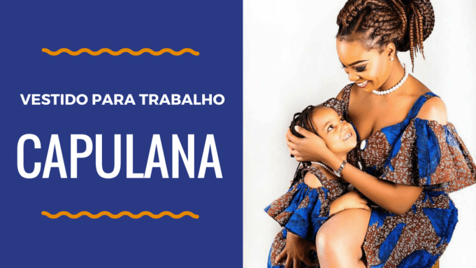 Vestido de Capulana Para Família
