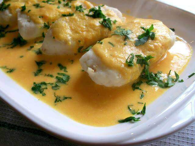 Fricassé de Pescada com Legumes