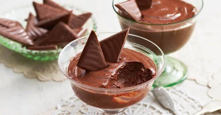 Mousse de Chocolate e Menta