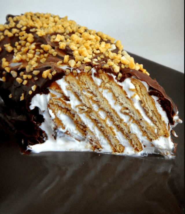 Tarte Gelada de Bolachas