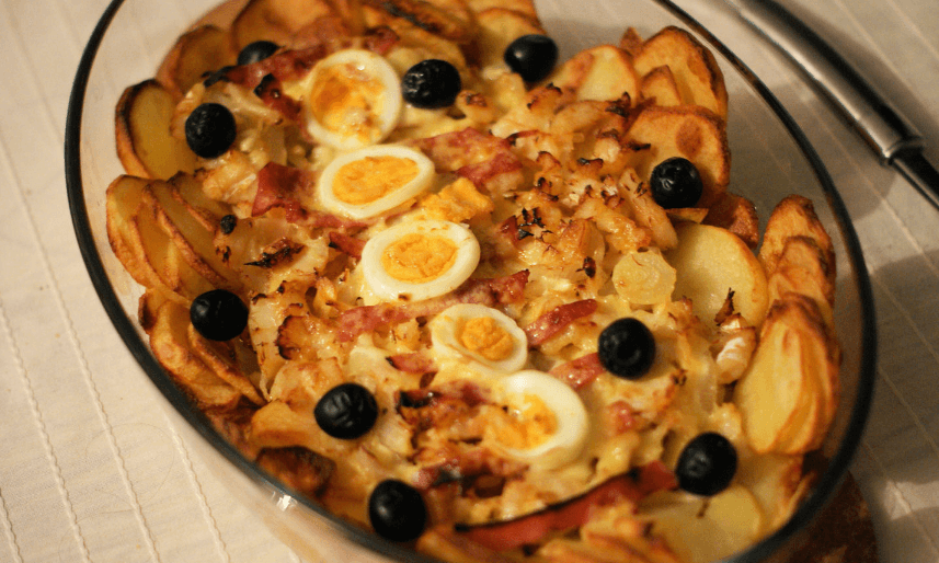 Bacalhau com Maionese no Forno