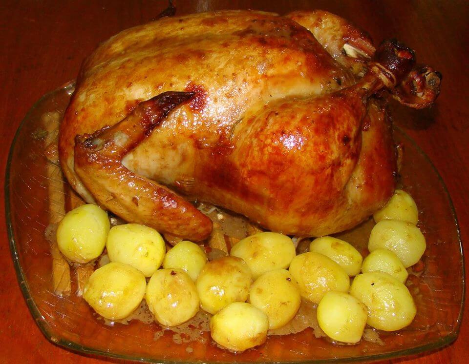 Frango Bêbado Assado