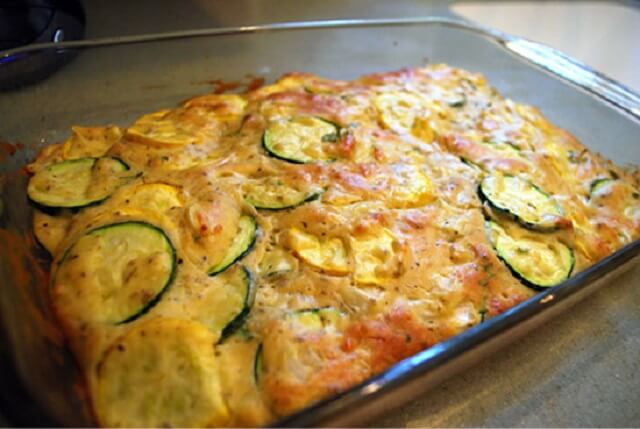 Gratinado de Abobrinha