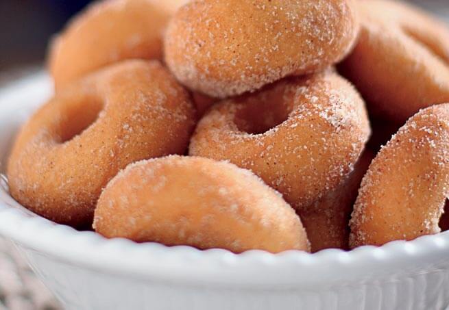 Rosquinhas de Açúcar e Canela