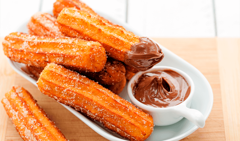 Churros de Doce de Leite