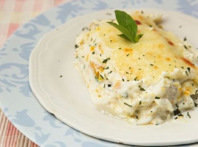 Lasanha de Bacalhau com Abóbora