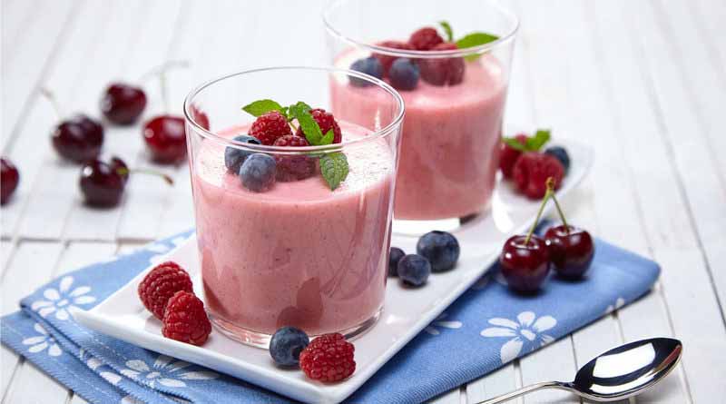 Mousse de Frutas Vermelhas