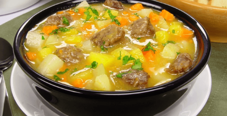 Sopa de Músculo e Legumes
