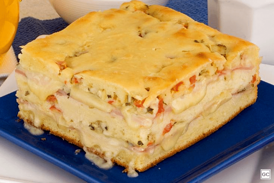 Torta de Presunto e Queijo