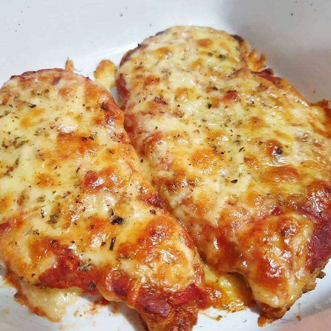Filés de Frango à Parmegiana