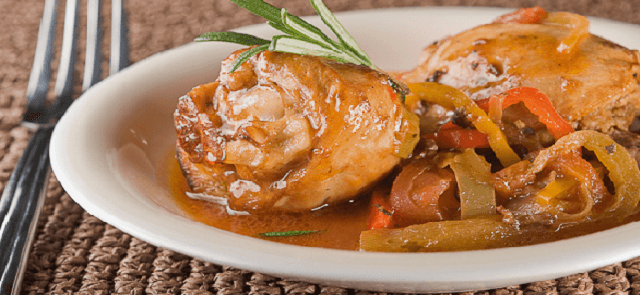 Frango Estufado à Portuguesa