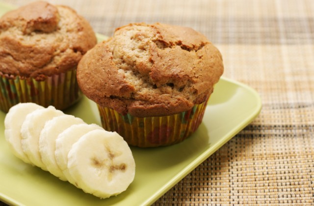 Queques de Banana com Canela