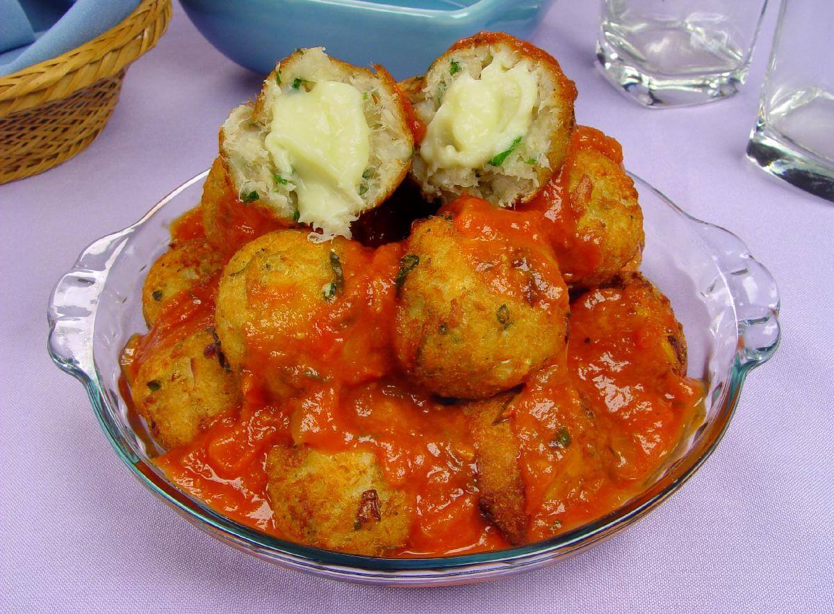 Almôndegas de Bacalhau