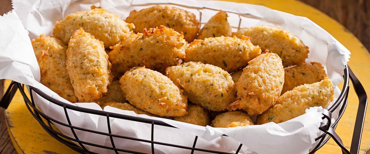 Bolinhos de Arroz de Liquidificador