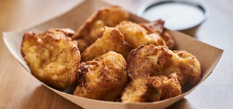 Nuggets com Feijão Branco