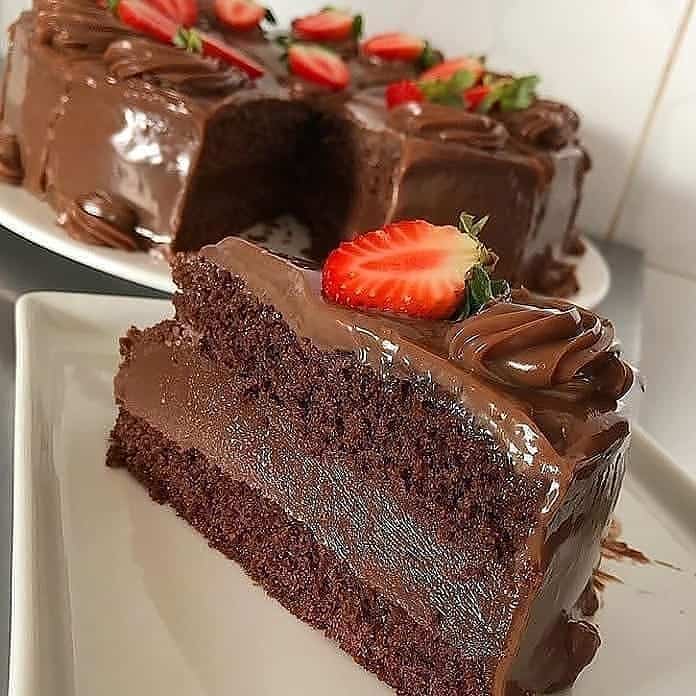 Bolo Mousse de Chocolate