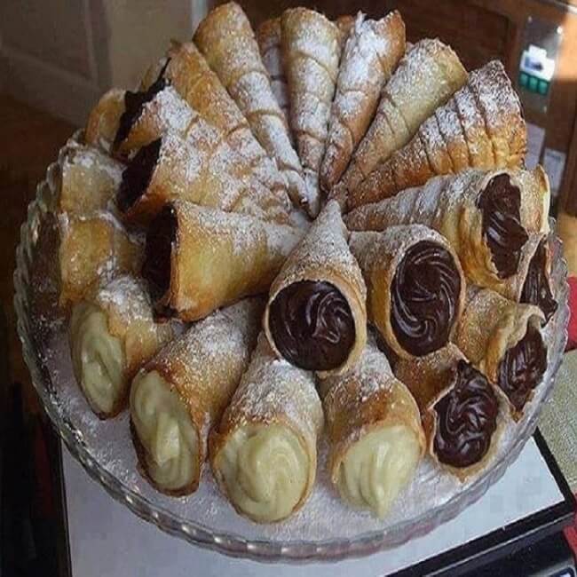 Canudinho de Chocolate e Baunilha