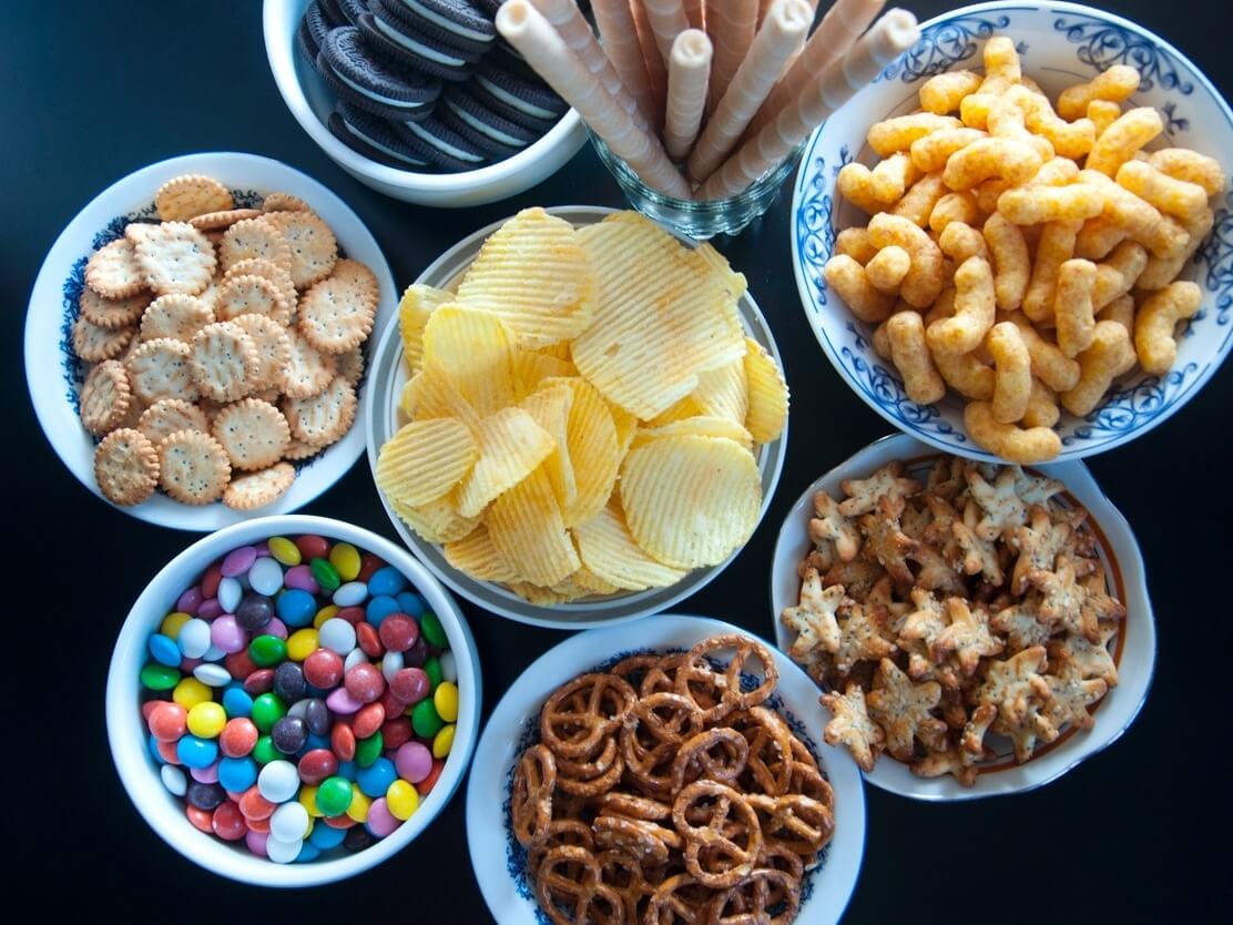 Alimentos fritos e processados