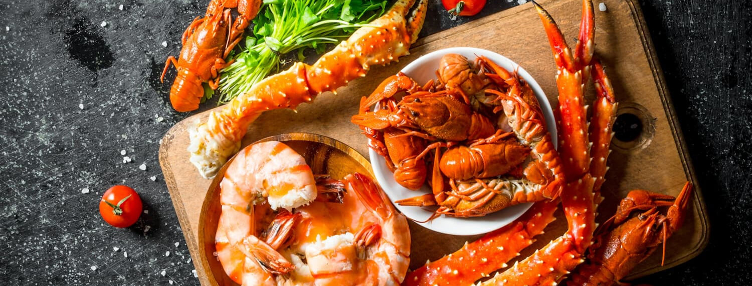 Mariscos e crustáceos