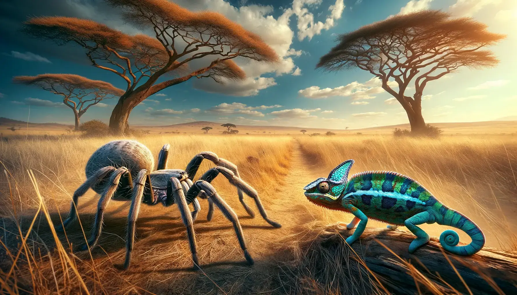 Anansi e o Camaleão - Conto Africano
