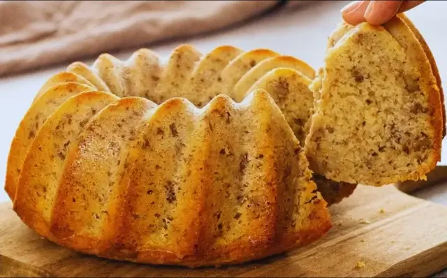 Bolo de Banana Fofo-Receitas