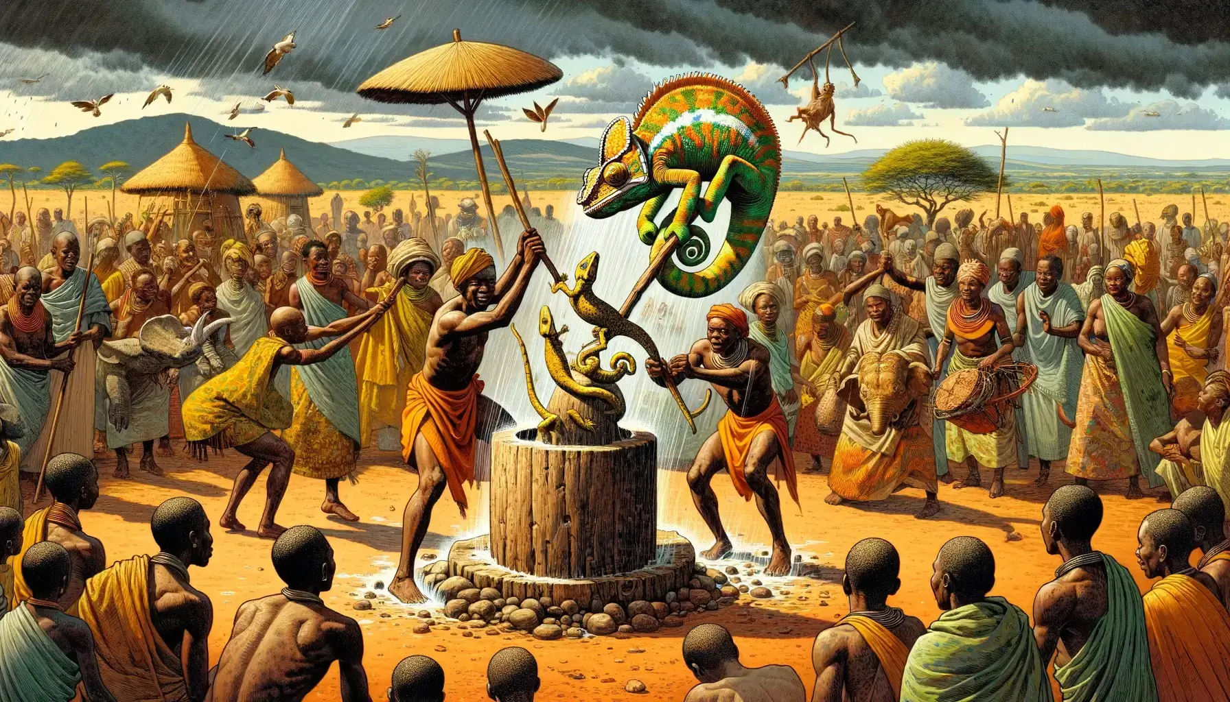 Como Controlar a Chuva - Conto Africano