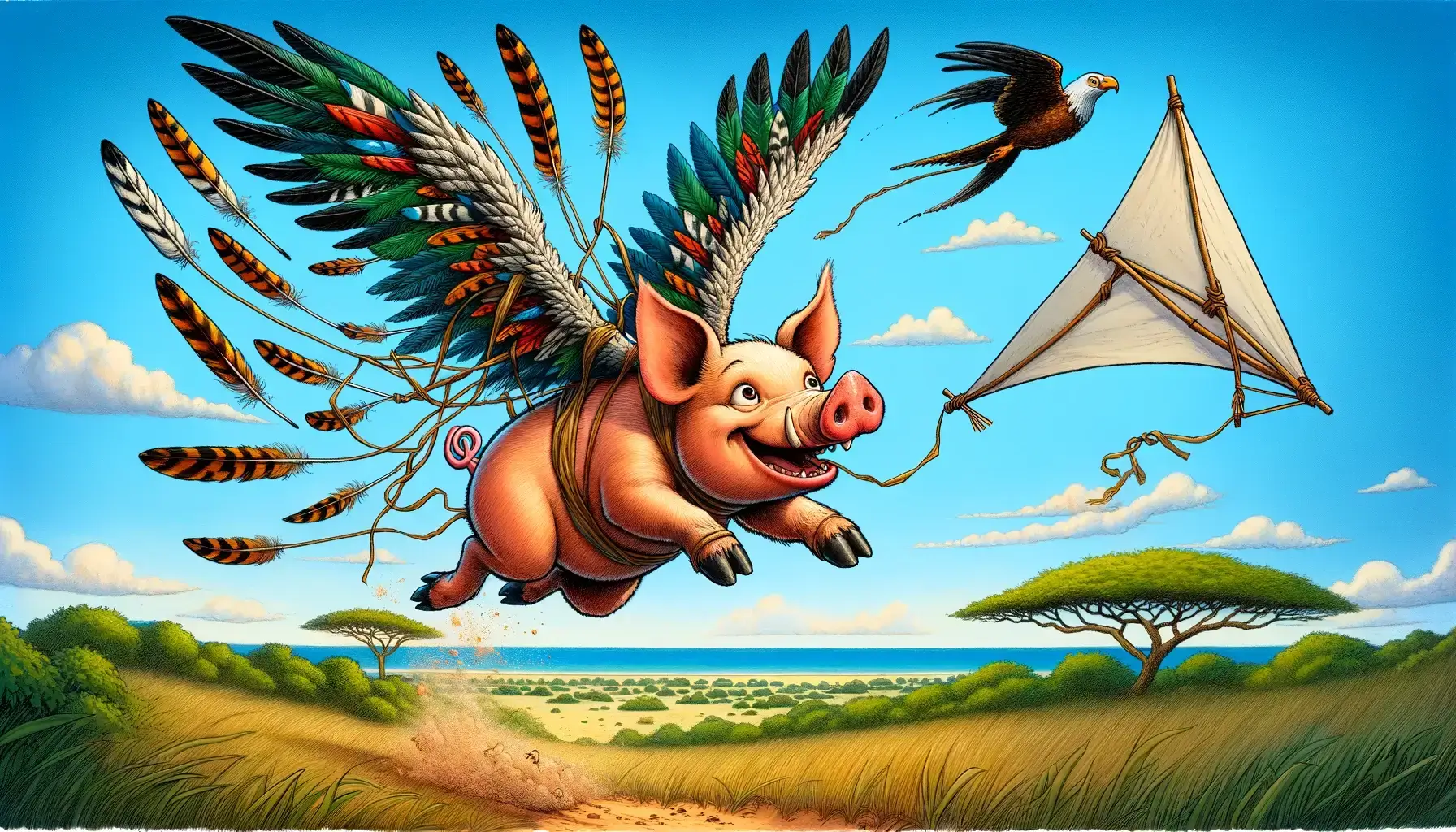 O Porco e o Milhafre – Conto Africano