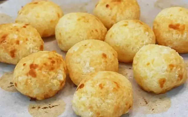 Pão de queijo frito-Receitas