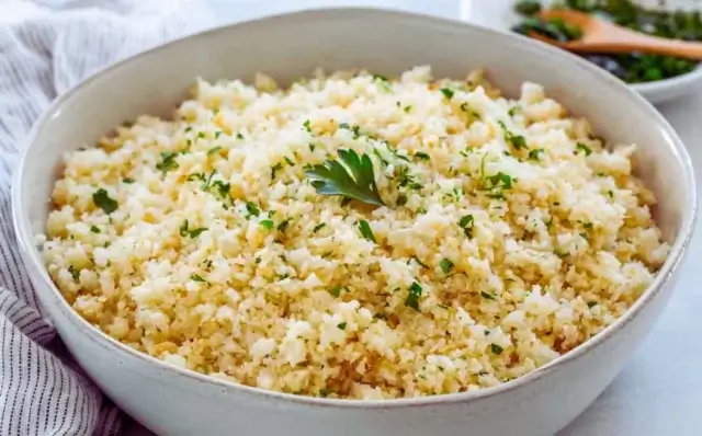 Arroz de couve-flor-Receitas