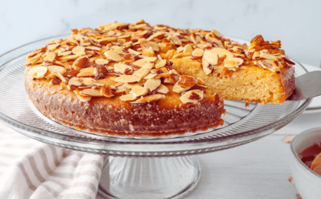 Bolo de amêndoas-Receitas