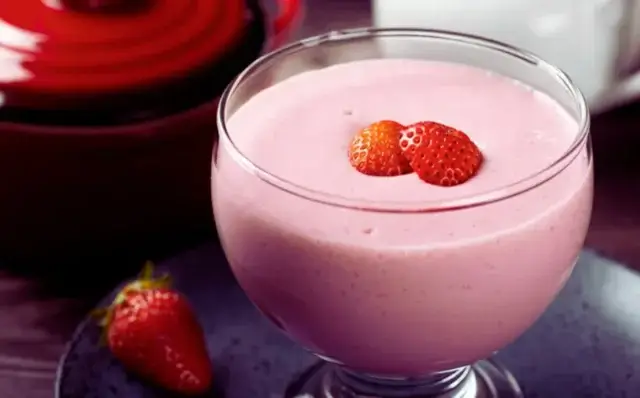 Mousse de morango-Receitas