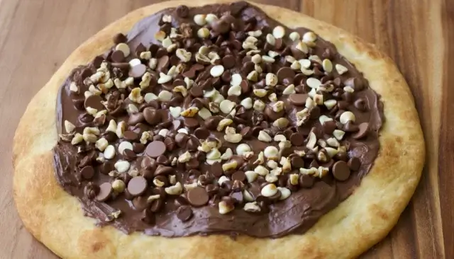 Pizza de chocolate