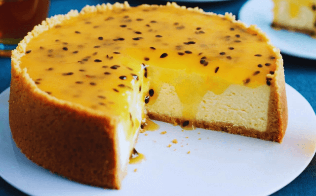 Torta de maracujá-Receitas