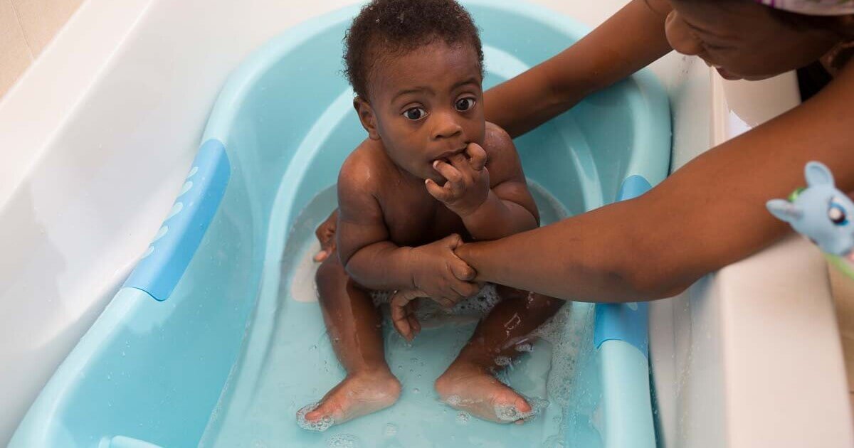 Banho refrescante
