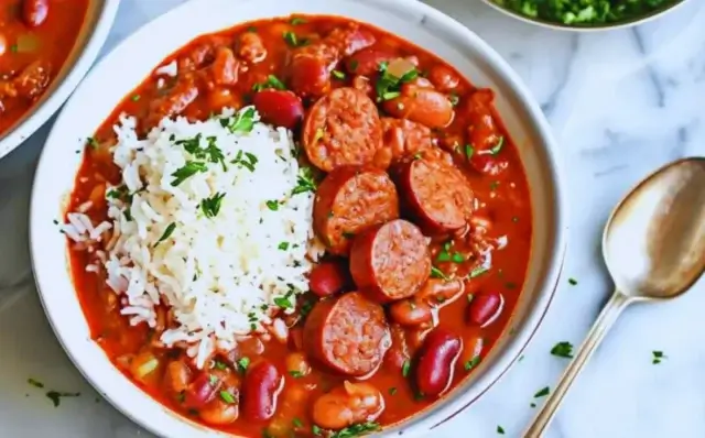 Feijão vermelho com chouriço-Receitas