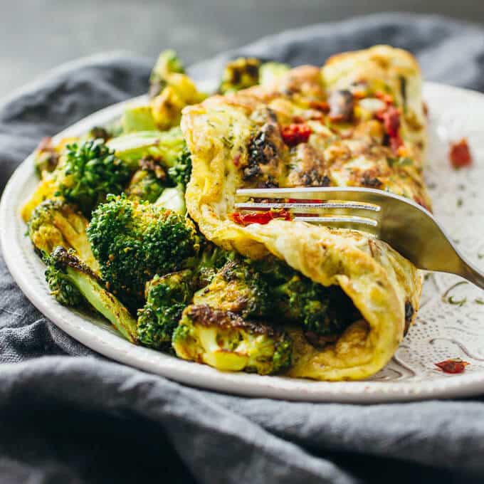 Omelete de legumes