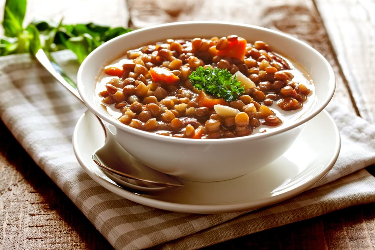 Sopa de lentilhas