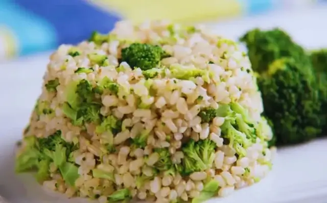 Arroz de brócolis-Receitas