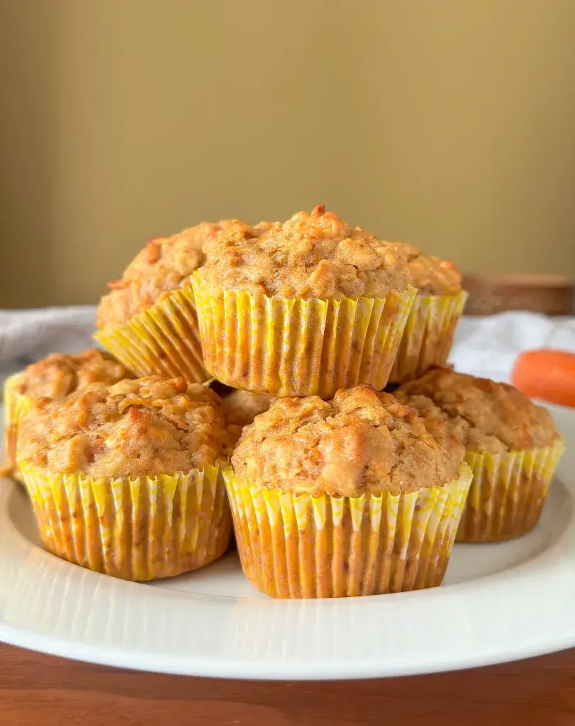 Bolinhos de cenoura e aveia