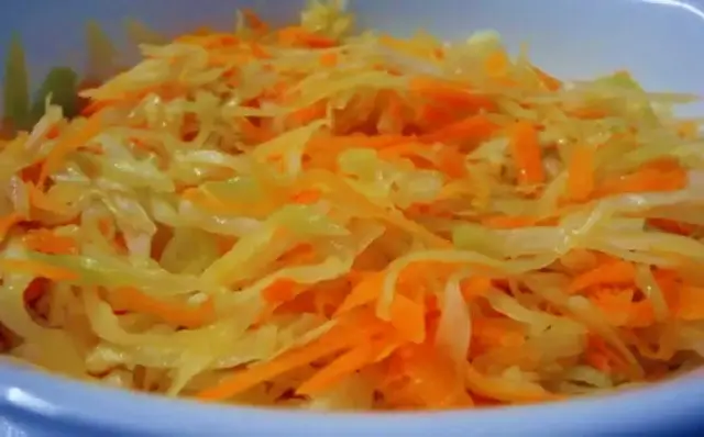 Salada de repolho refogada-Receitas