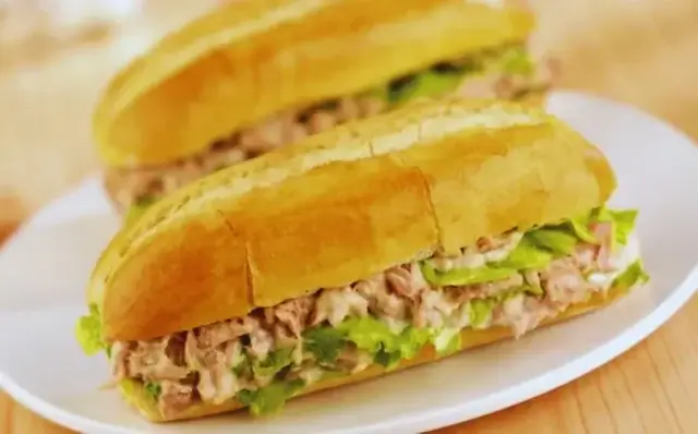 Sandes de atum-Receitas